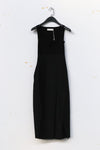 SWAYING/KNIT knitting stitching vest skirt SW23SS2L20 black PS56